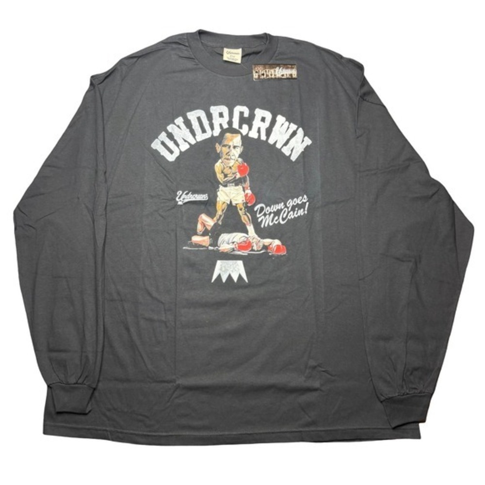 2000s Y2K UNDRCRWN Undercrown Barack Obama McCain boxing Shirt 5XL